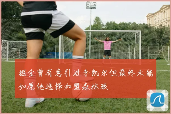 掘金曾有意引进李凯尔但最终未能如愿他选择加盟森林狼